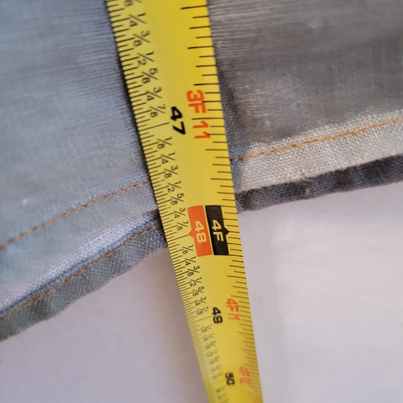 STAUD Womens Laura Linen Maxi Dress Spaghetti Strap Beaded Size Medium Orange - Picture 9 of 10